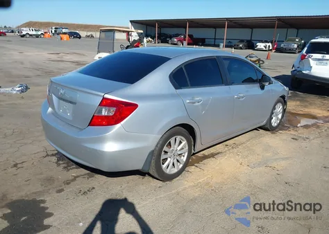 2012 Honda Civic Ex из США, поврежденный, VIN 19XFB2F84CE381456